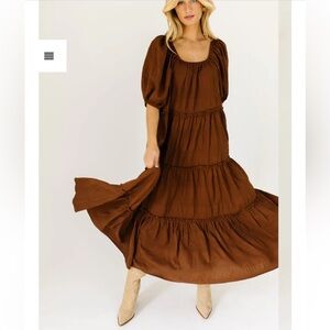 Shop Zoco Daymaker Dress in Chocolate